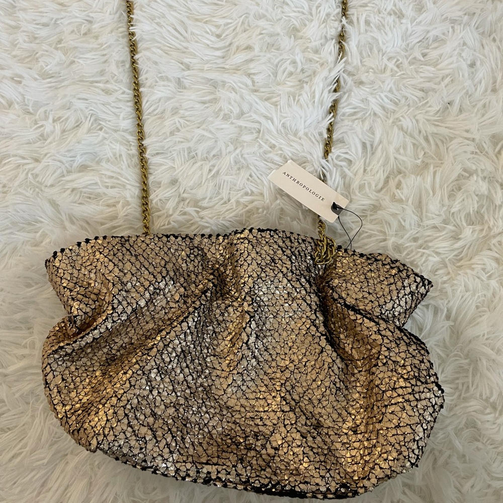 Anthropology cross body Clutch Purse